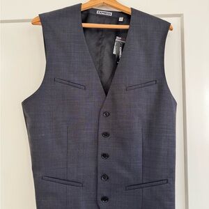 Never Worn - Express Men's Gray Vest